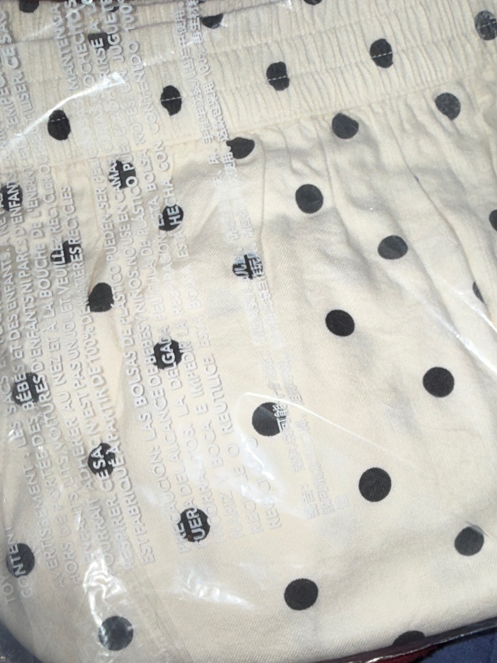 Aerie Black and White Polka Dot Boxer Size Large, NWT - Picture 5 of 5